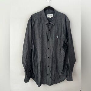 Modern Amusement Charcoal Button-Down Shirt